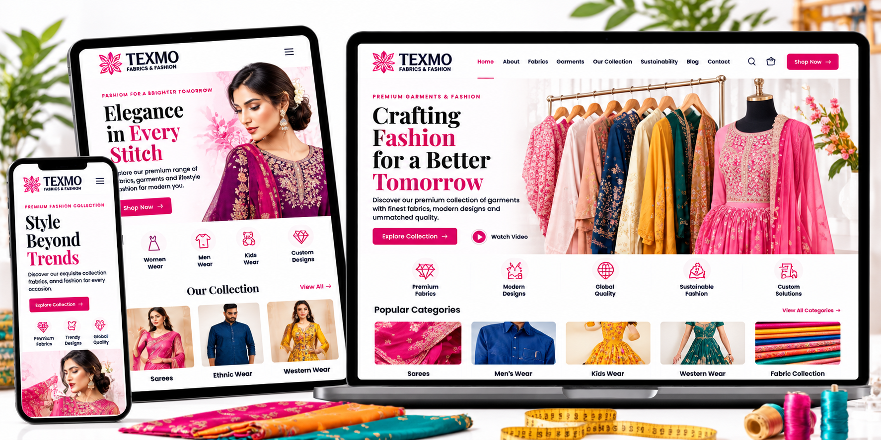 TEXMO Fashion Across Every Screen demo by BRC STAR Partner